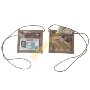 Zippered Neck ID Holder - Securely Hold Your Military ID