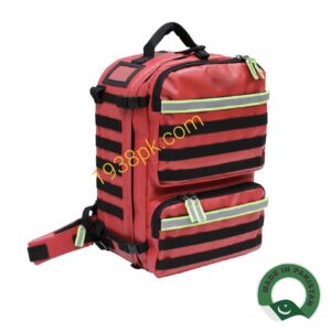 Premium Rescue & Tactical EMS Bag | Red Tarpaulin Backpack